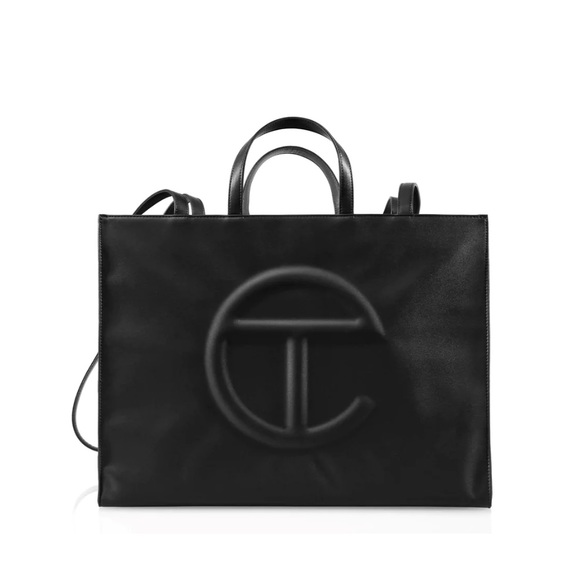 Large Black Telfar Shopping Bag - Picture 3 of 11